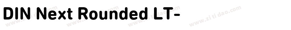 DIN Next Rounded LT字体转换